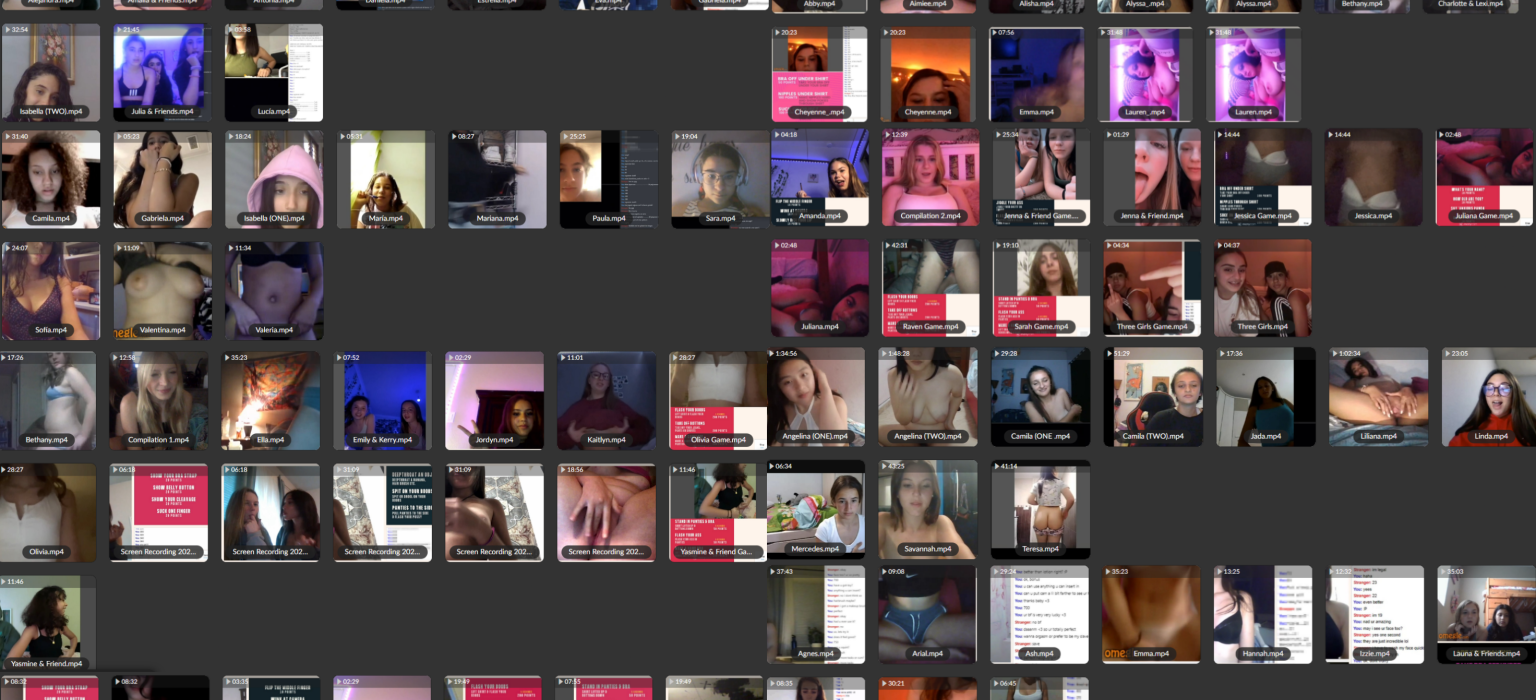 AnxiousPanda OMEGLE Leaks – 189 Girls [100 GB]