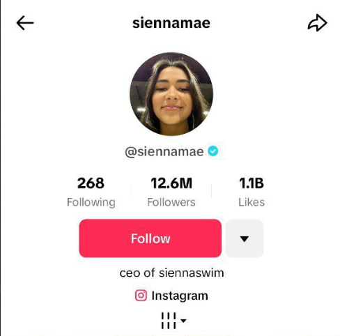 Sienna Mae Gomez (TikTok)